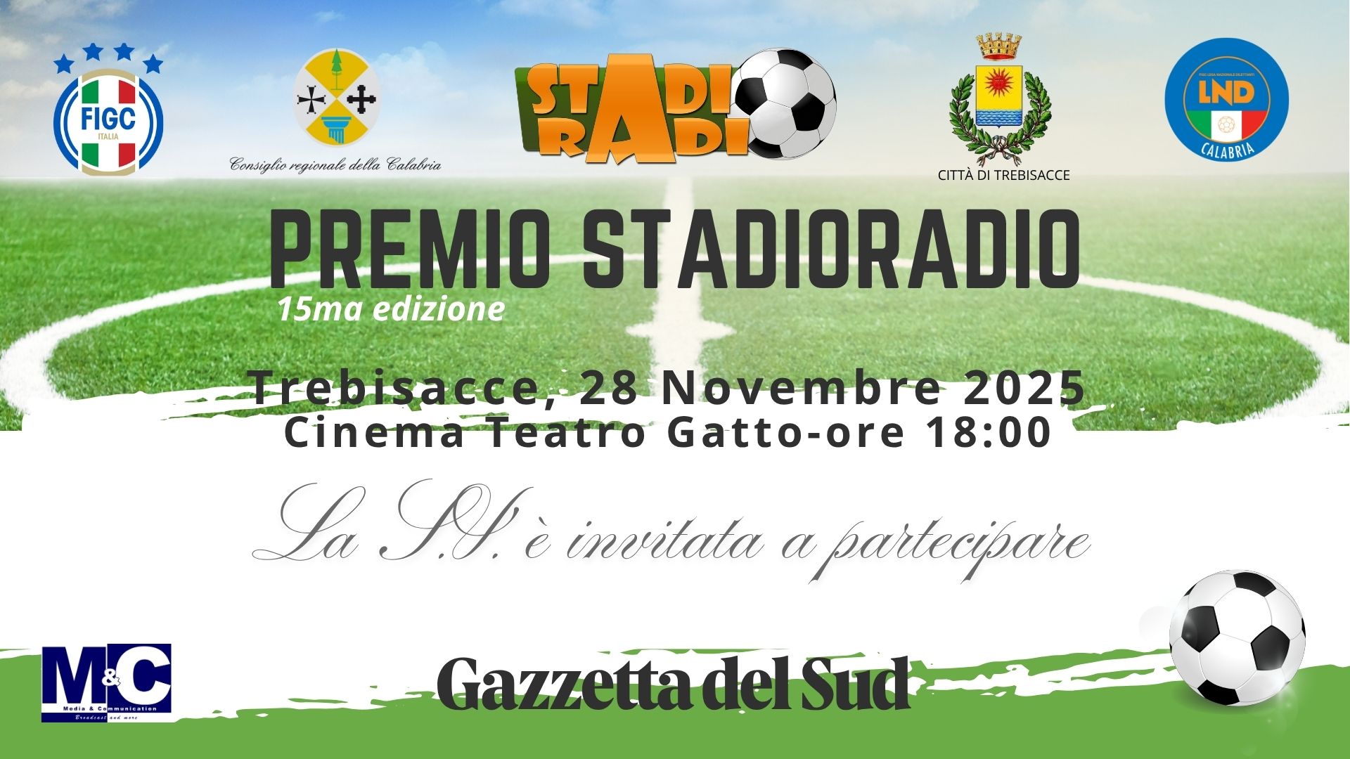 invito premio stadioradio 15ma edizione